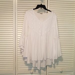 Women's white blouse